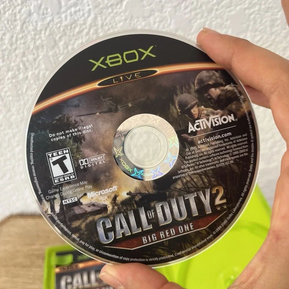 Call of Duty 2: Big Red One [Platinum Hits] (Microsoft Xbox, 2005) CIB Tested